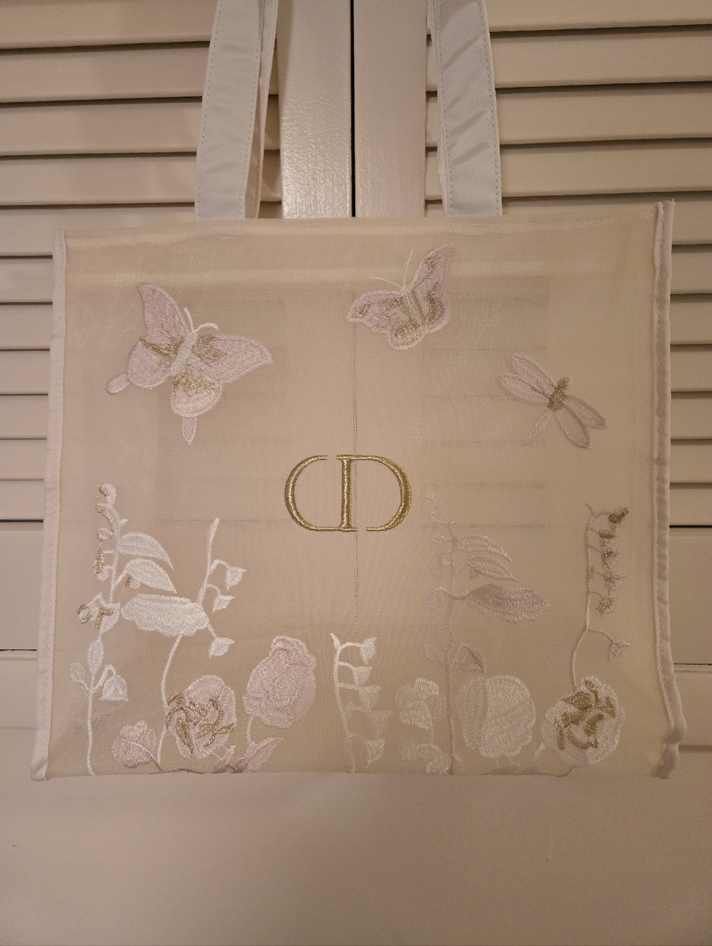 Brand new in the package, Authentic Christian Dior large butterfly tote bag - Picture 2 of 6